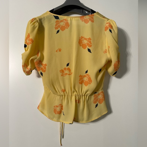 Yellow Floral Top by ASTR the Label - Picture 2 of 4